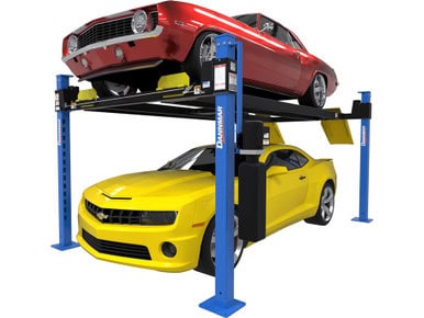 Dannmar D4-9X Package 9,000-lbs. ALI Certified Capacity Four-Post Lift Package