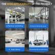 KATOOL 11000lbs 2 Post Car Lift Clearfloor Car Lift Auto Lift 2 Post Lift/Two Post Lift Car Lifts for Home Garage
