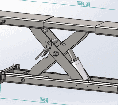Katool KT-RJ50 5,000 lb Rolling Jack for 4-Post Lifts