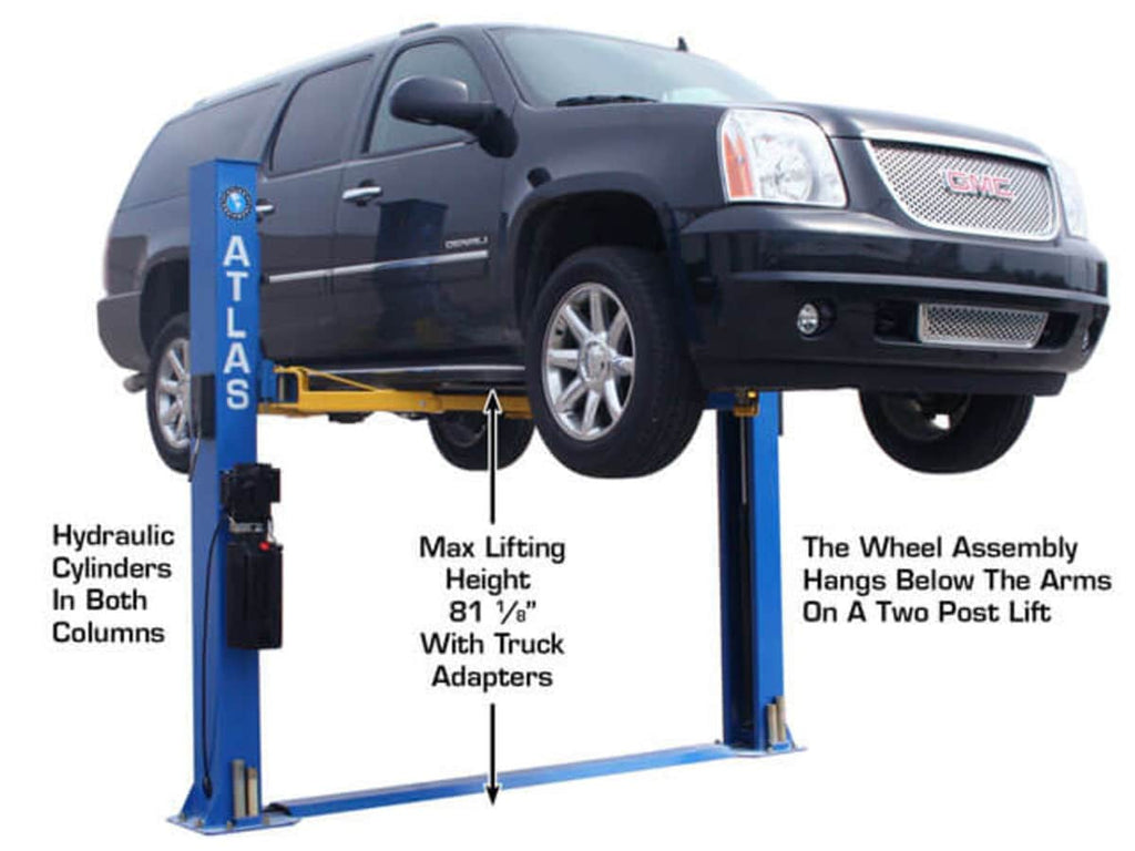 Atlas BP8000 8,000 lb Baseplate 2-Post Car Lift