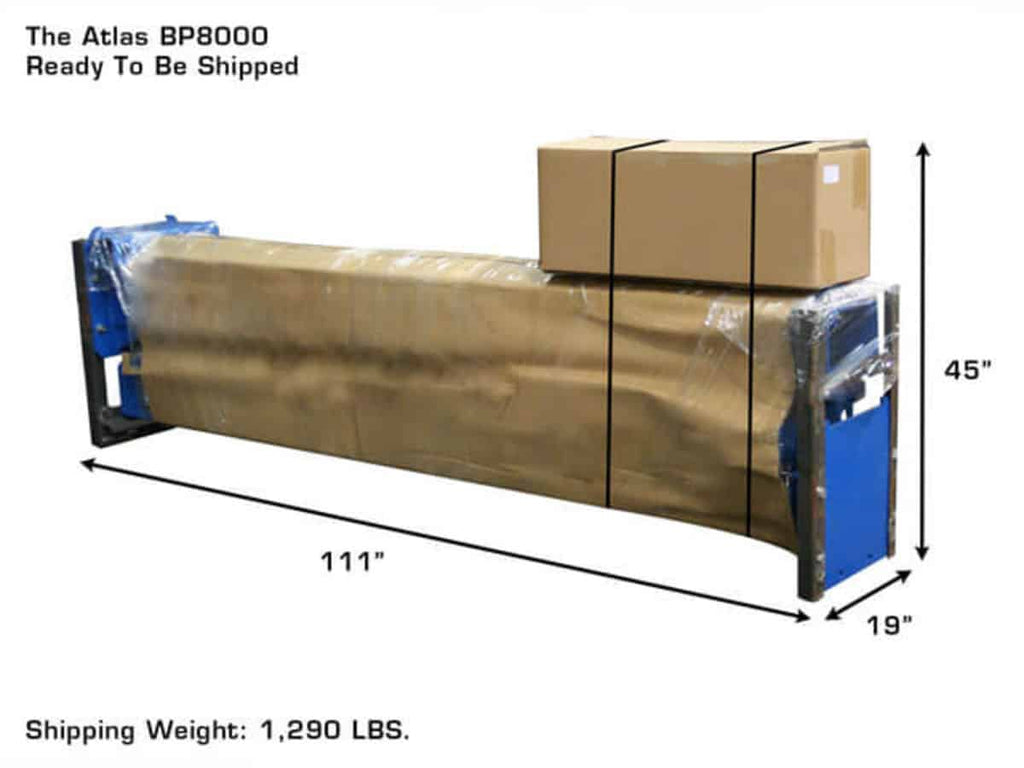 Atlas BP8000 8,000 lb Baseplate 2-Post Car Lift