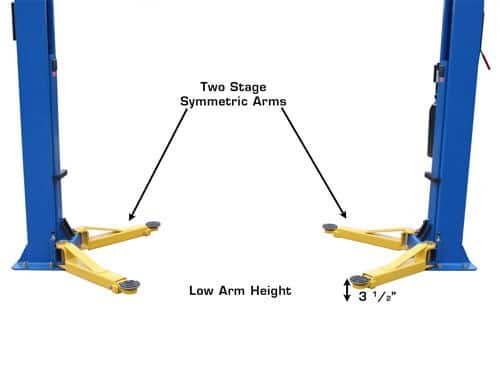 Atlas 9OHSC (SS) 9,000 lb Overhead 2-Post Car Lift