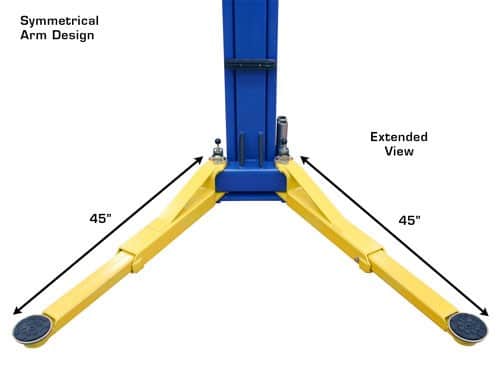 Atlas 9OHSC (SS) 9,000 lb Overhead 2-Post Car Lift