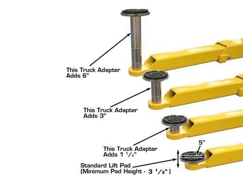 Atlas 9OHSC (SS) 9,000 lb Overhead 2-Post Car Lift