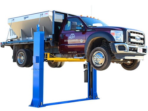 Atlas BP12000 12,000lbs 2-Post Bottom Plate Car Lift
