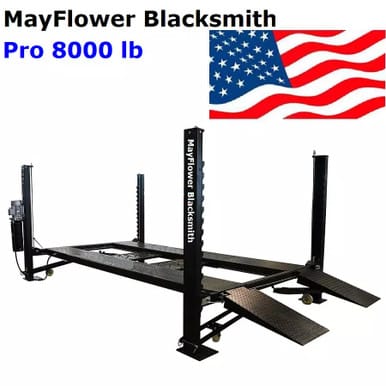 Mayflower Blacksmith Heavy Duty Four Post Lift Car lift Storage Service Pro 8000 Post