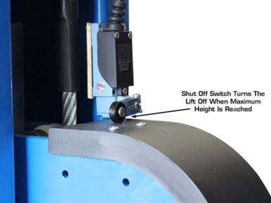 ATLAS 414 14,000 Lbs. Capacity Commercial Grade 4-Post Lift