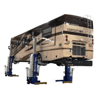 iDEAL MSC-18K-X-472 Mobile Column Lift, Four Column Set, 72,000 lbs. ALI Certified
