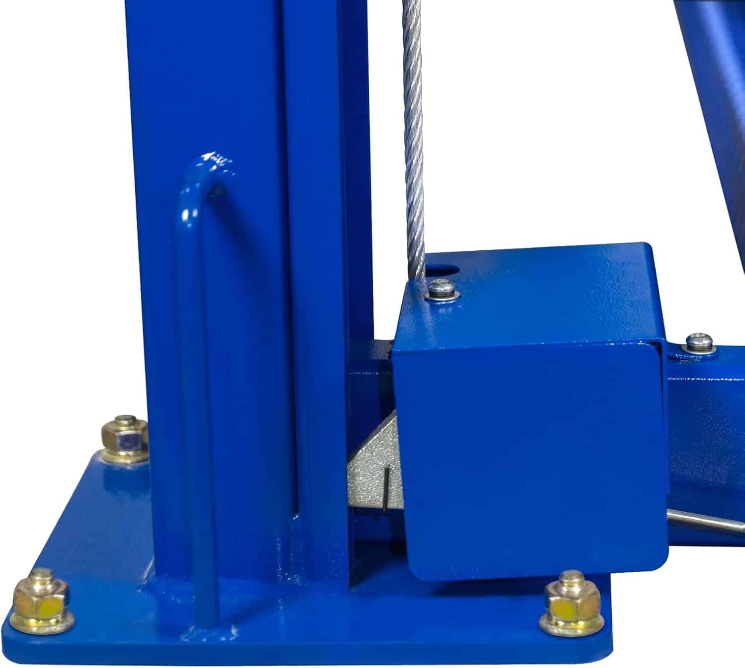 Weize 8500 lbs 4 Post Car Lift with Casters Kits Four Post Parking Lift 4-Post Portable Storage Service Home Parking Lift