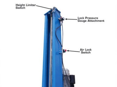 ATLAS 412 12,000 lb Commercial 4-Post Lift