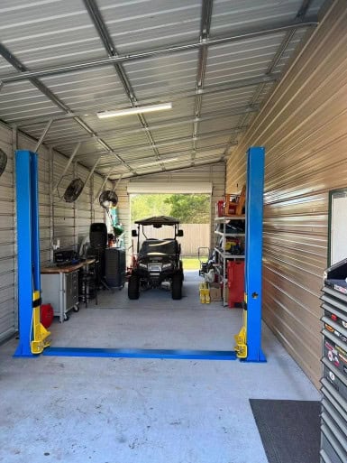 Katool KT-H105 10,000lbs 2-Post Vehicle Lift – Dual Safety Garage Hoist