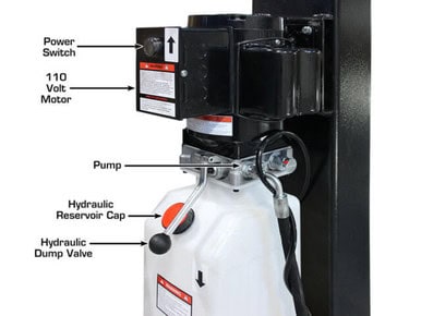Apex 9 ALI Certified Hobbyist 9,000 Lb. Capacity 4-Post Parking Car Lift