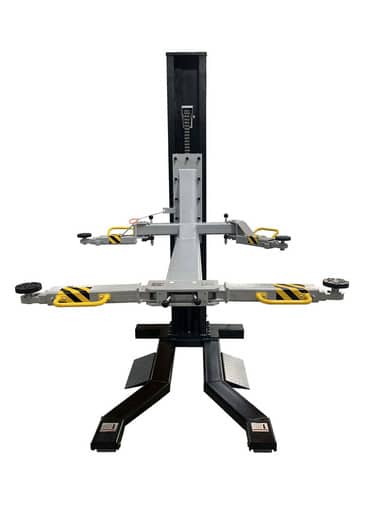 iDEAL MSC-6KLP 6,000 lb. Low Profile Mobile Single Post Lift - Black Edition