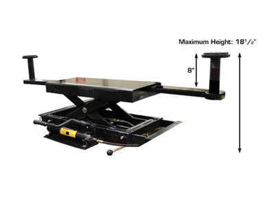 ATLAS RJ-45 4500 Lbs. Rolling Hydraulic Center Jack and Truck Adapters