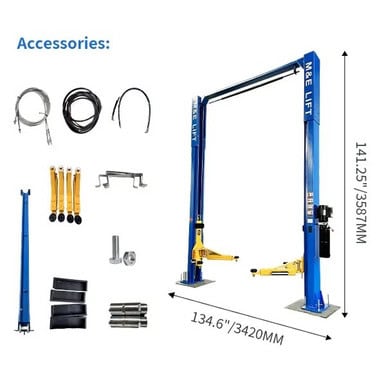 Motooltech ME 11,000 LB 2-Post Auto Lift