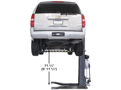 ATLAS PSP-6000 - 6,000 lb Portable Single Post Lift