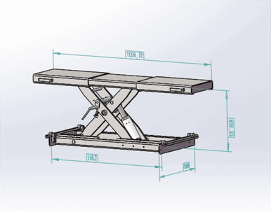 Katool Rolling Jack 5000 lbs. Lifting Capacity Fits 4-Post lift