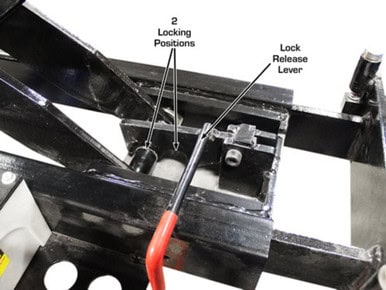 ATLAS RJ-8000 Air/Hydraulic Center Rolling Jack