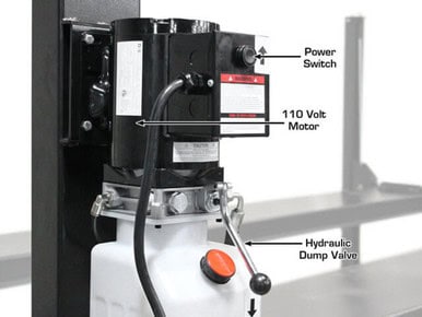 ATLAS Apex 8 Extra High 4-Post Hobbyist Lift - ALI Certified