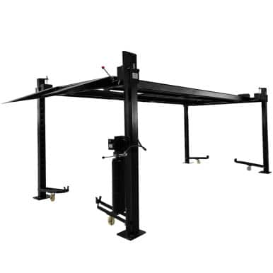 APlusLift 11,000LB 4-Post Portable Parking Storage Service Car Lift - HW-4P11S