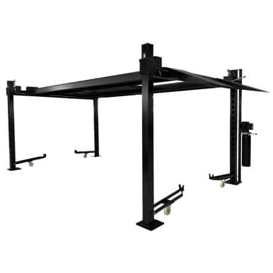 APlusLift 11,000LB 4-Post Portable Parking Storage Service Car Lift - HW-4P11S