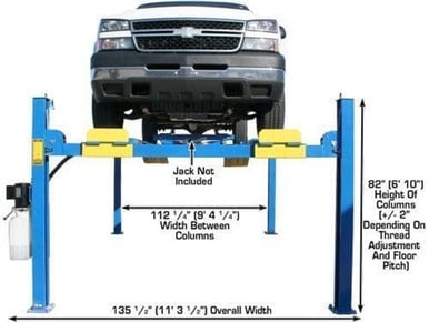 ATLAS 412A Commercial Grade Alignment Lift 12,000 Lbs. Capacity