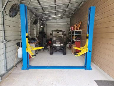 Katool KT-H105 10,000lbs 2-Post Vehicle Lift – Dual Safety Garage Hoist