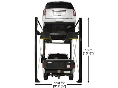 ATLAS ST-7000 SUPER TALL 4 Post Lift (7,000lbs Capacity)